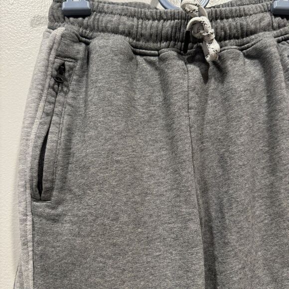 Hanna Andersson Joggers Knee Patch Gray Boys Kids sz 140 (US 10) Cozy Playwear - Picture 6 of 9